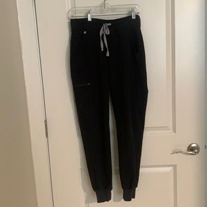 Black FIGS joggers